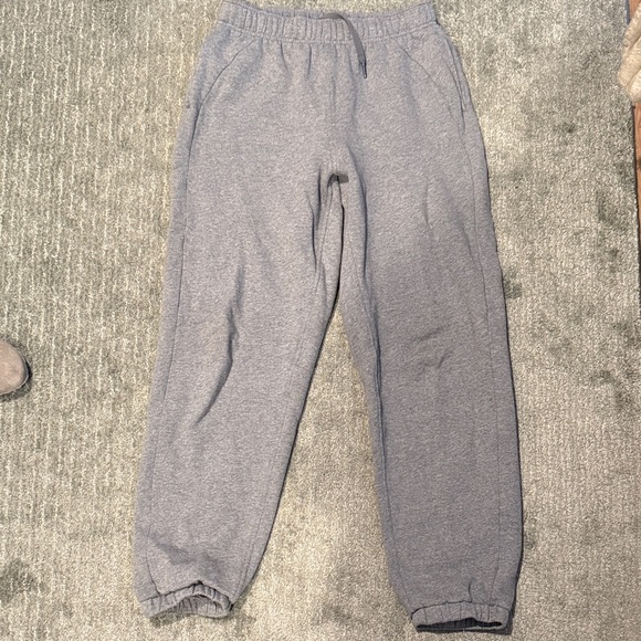 lululemon athletica Scuba Heather Gray Sweatpants LONG size small - Picture 2 of 5